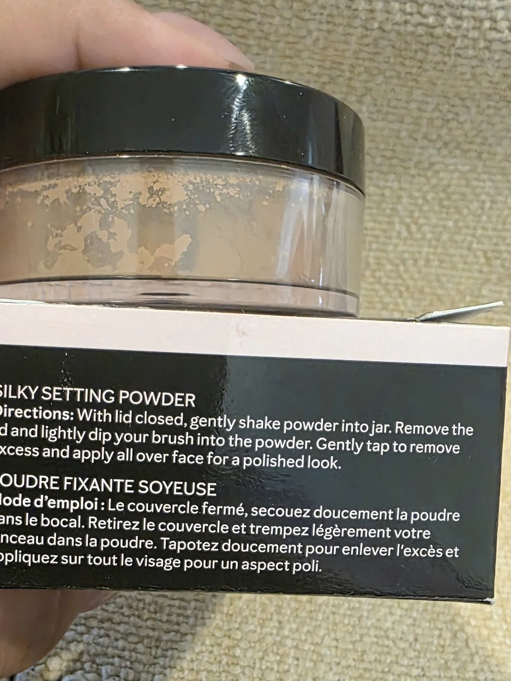 Mary Kay Loose Setting Powder — Deep Beige Compact
